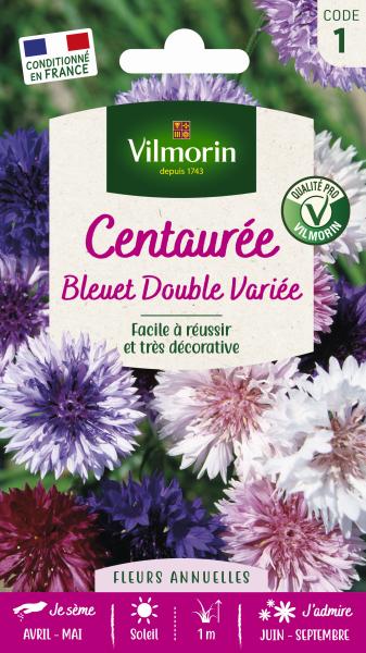 Fleurs - Centaurée Bleuet Double Variée - PACKAGING_RECTO